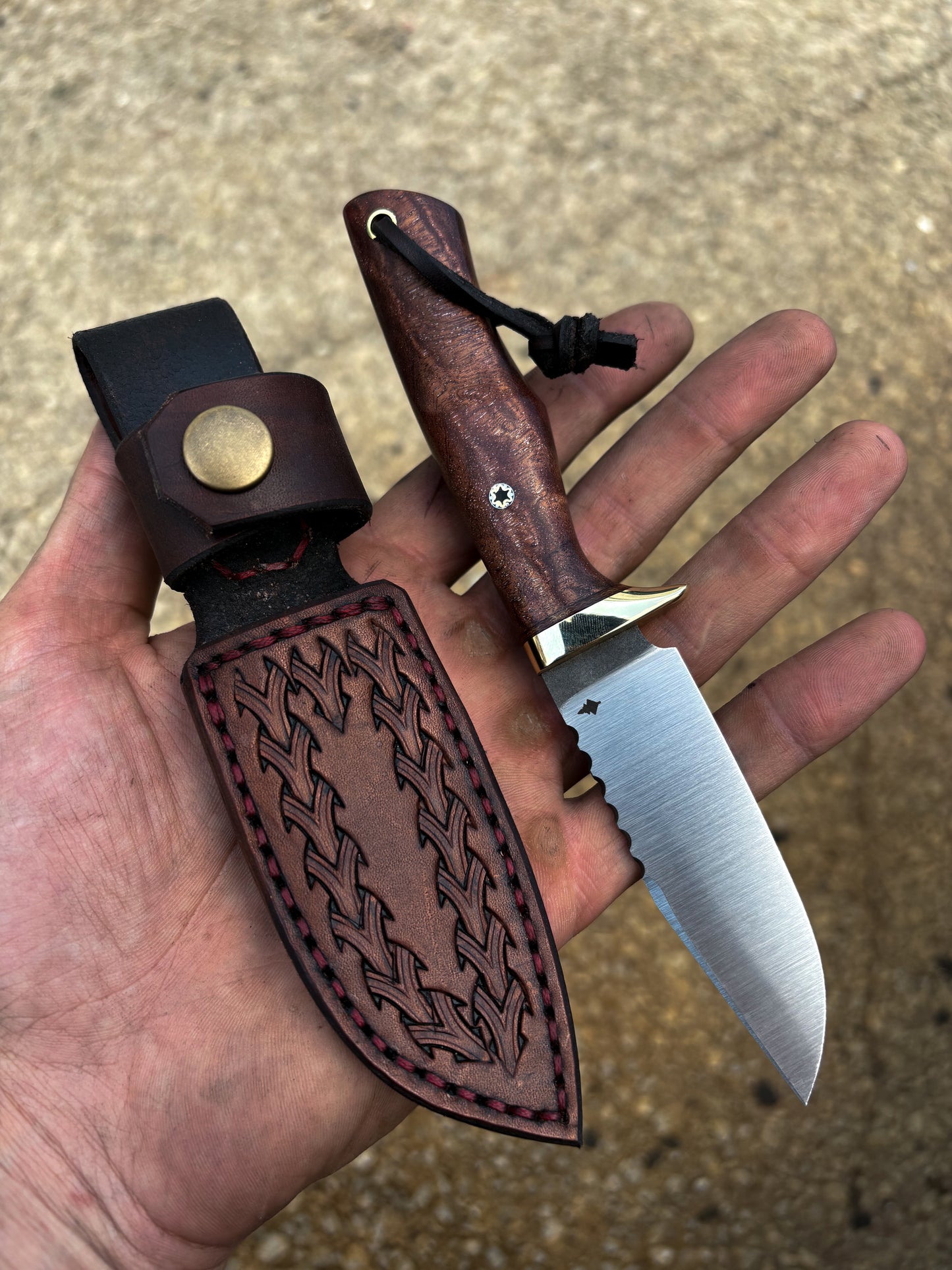 CPM-S30V Hidden tang Hunter