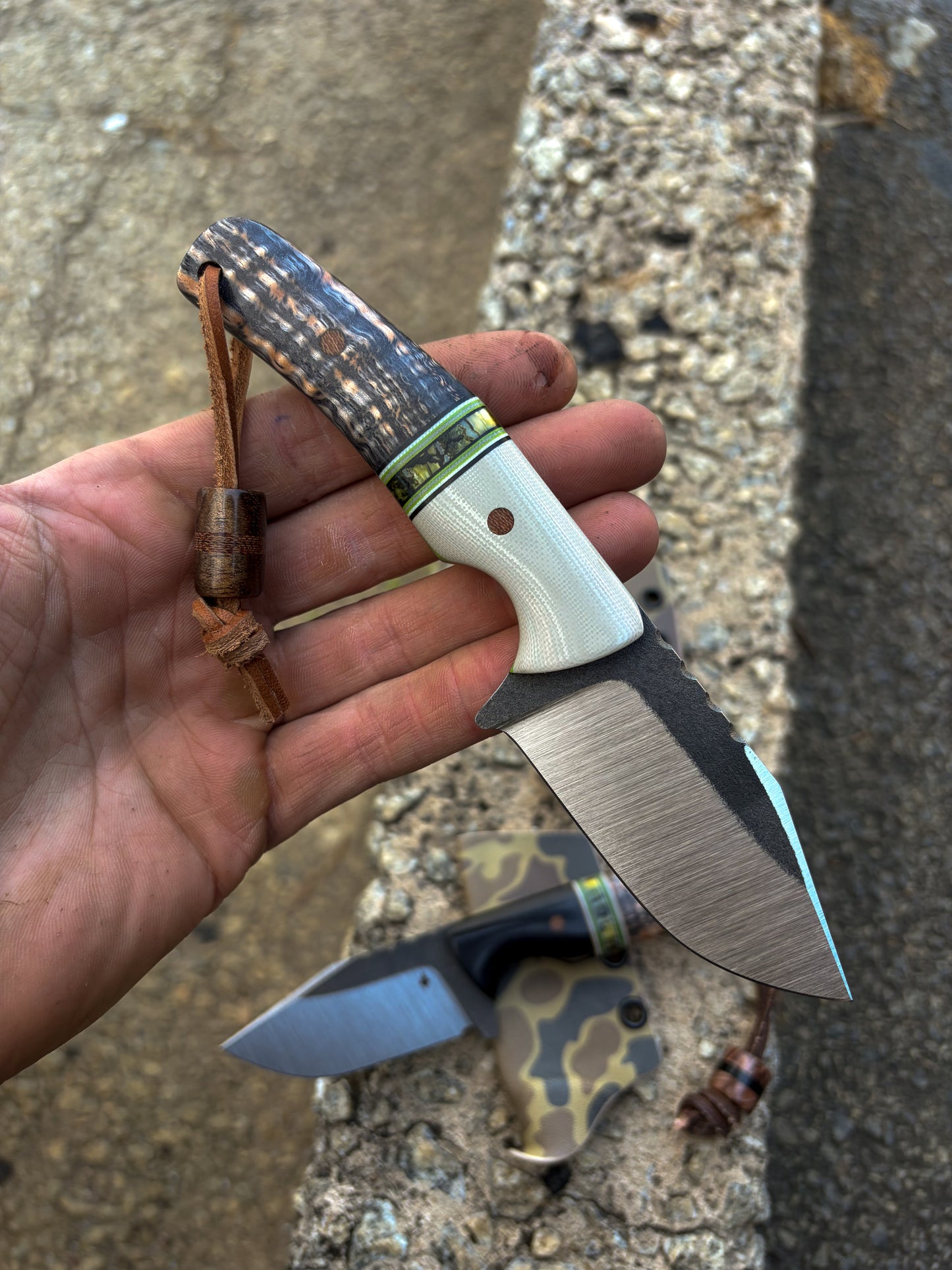 S30v Wolverines- Flying Shark Knives combo scales
